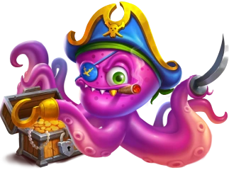 JILIDAY fishing arcade scene with animated ocean creatures